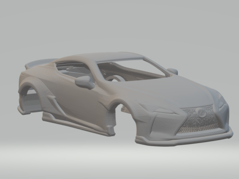 Lexus lc 500 3D-printmodel