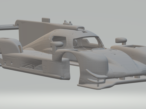 Dallara P217 3D 打印模型