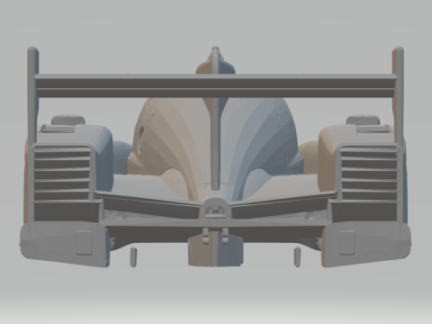 Dallara P217 Model Cetak 3D