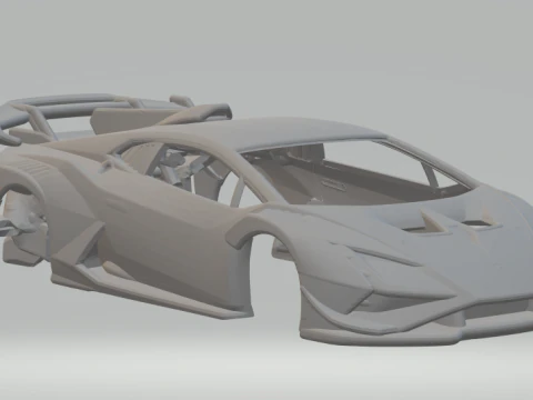 Huracan Super Trofeo Evo 3D Print Model