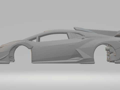 Huracan Super Trofeo Evo 3D Baskı Modeli