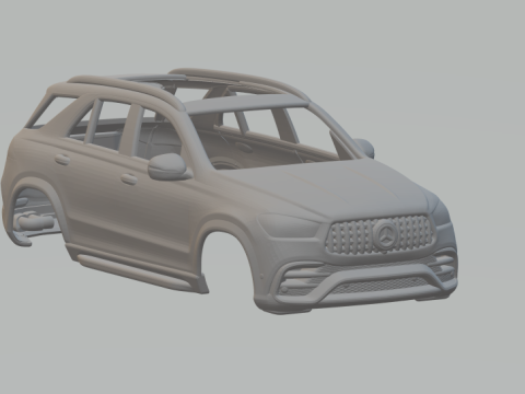 Mercedes-Benz GLE 3D-Druckmodell