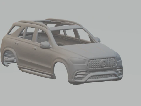 Mercedes-Benz GLE 3D Print Model