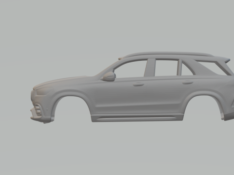 Mercedes-Benz GLE Modèles 3D en vedette