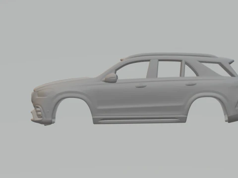 Mercedes-Benz GLE 3D Print Model