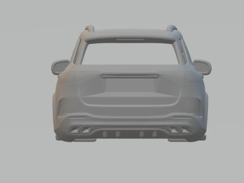 Mercedes-Benz GLE 3D Print Model