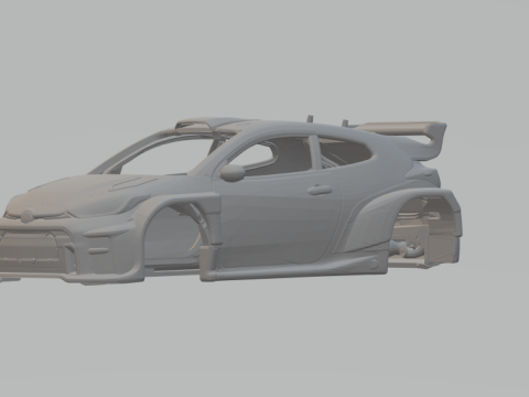 Toyota yaris rally 2 3D 打印模型