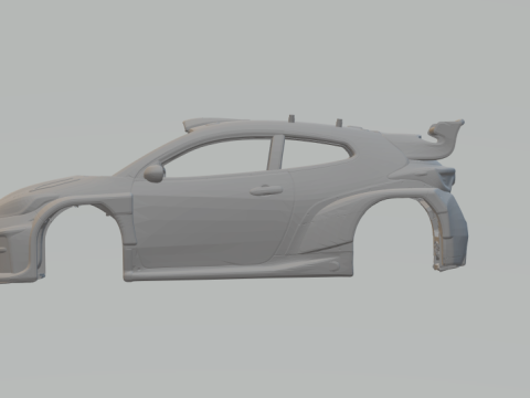 Toyota yaris rally 2 3D 打印模型
