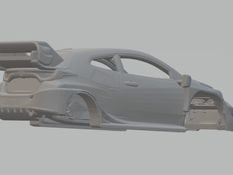 Toyota yaris rally Modelo de Impressão 3D