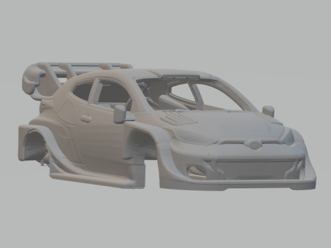 Toyota yaris rally 3D 프린트 모델
