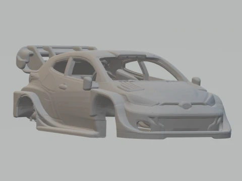 Ралі Toyota Yaris 3D Принт Модель