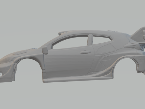 Toyota yaris rally Modelo de Impressão 3D