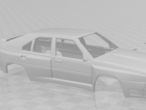 Citroen bx 3D-Druckmodell