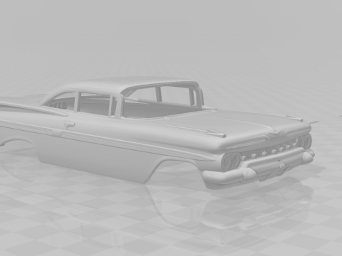 Chevrolet impala 3D Print Model