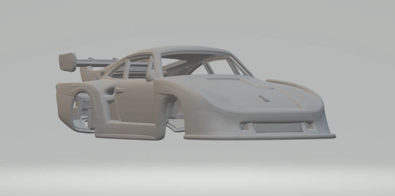 Porsche 911 bisimoto 3D Print Model .c4d .max .obj .3ds .fbx .stl .blend 