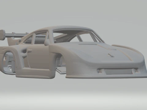 Porsche 911 bisimoto 3D Baskı Modeli