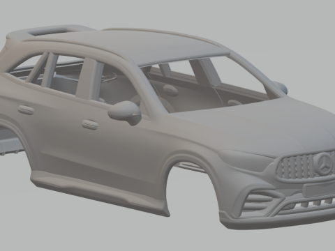 Mercedes benz glc amg 3D 打印模型