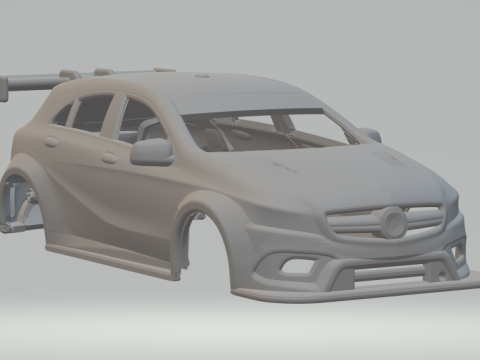 Mercedes benz amg class a race 3D-Druckmodell