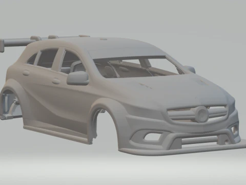 Mercedes benz amg sınıfı a yarışı 3D Baskı Modeli