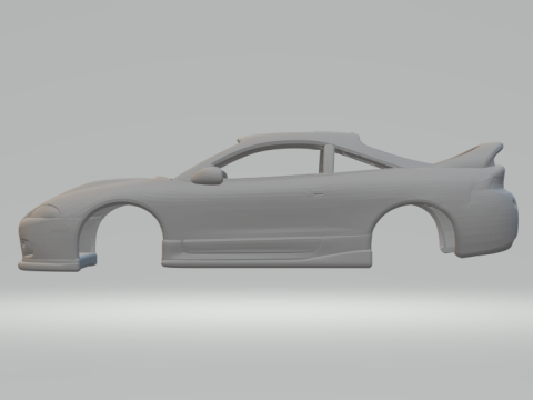 Mitsubishi Eclipse 3D 打印模型