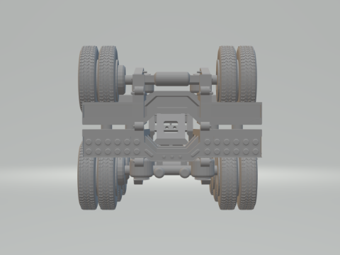 Trailer transport lowboy 3D 打印模型