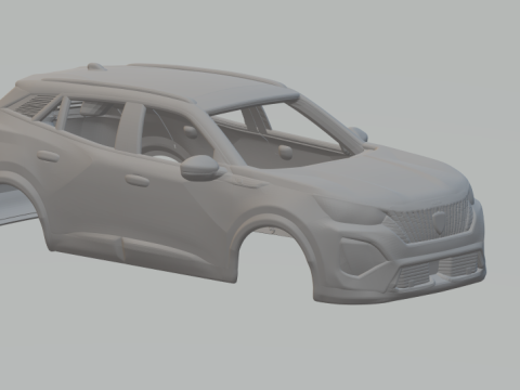 Peugeot 2008 3Dプリントモデル