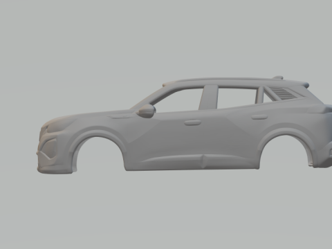 Peugeot 2008 3D Принт Модель