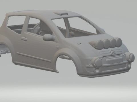 Citroen c2 rally 3D Print Model