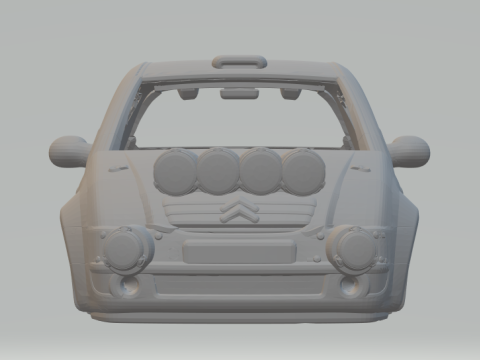 Citroen c2 rally 3D Baskı Modeli
