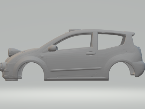 Citroen c2 rally 3D Baskı Modeli