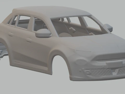 Fiat 600 3D Print Model