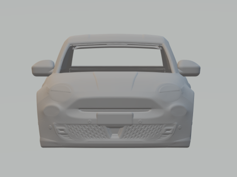 Fiat 600 3D-printmodel