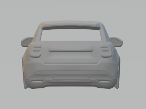 Fiat 600 3D-printmodel