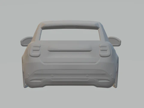 Fiat 600 3D Print Model
