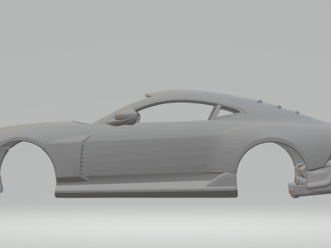 Fiat 600 3D Принт Модель