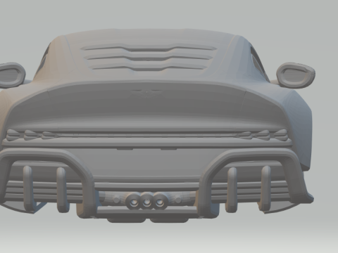 Fiat 600 3D Принт Модель