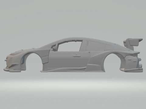 Toyota prius race car 3D Print Model