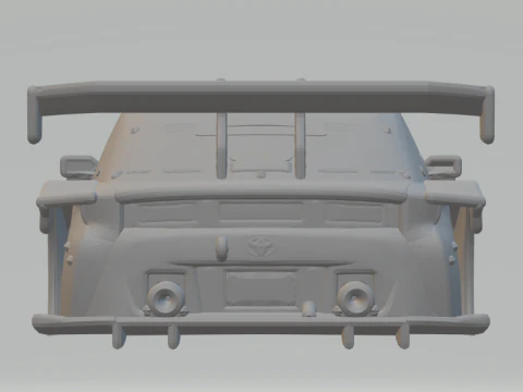 Toyota prius race car 3D Print Model