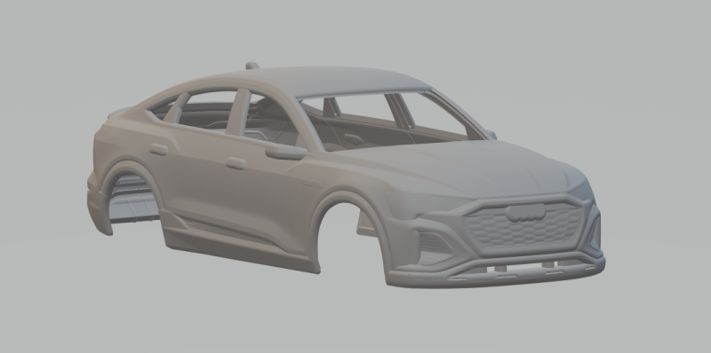 Audi q8 sportback 3D Принт Модель .c4d .max .obj .3ds .fbx .stl .blend
