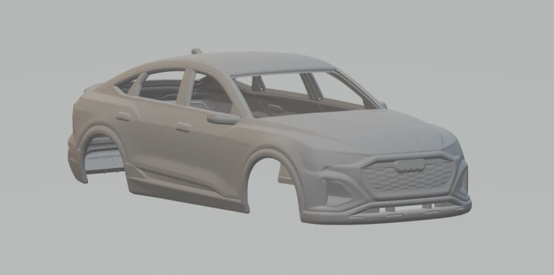 Audi q8 sportback 3D Print Model .c4d .max .obj .3ds .fbx .stl .blend