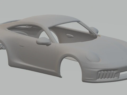 Porsche 911 gts 3D Print Model