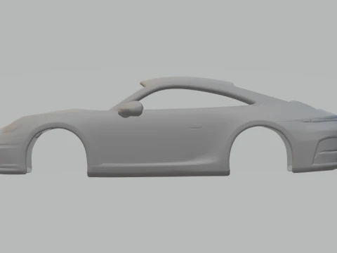 Porsche 911 gts 3D Print Model
