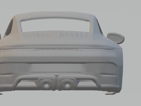 Porsche 911 gts 3D प्रिंट मॉडल