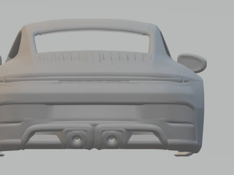 Porsche 911 gts 3D Print Model