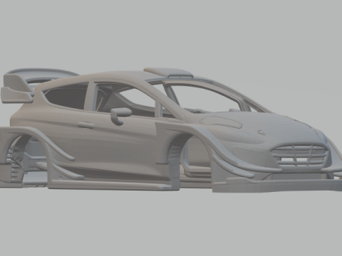 Fiesta rally 3D Print Model