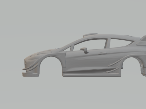 Fiesta rally Model do druku 3D