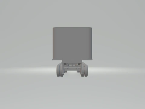 Double trailer dumper eua 3D Print Model