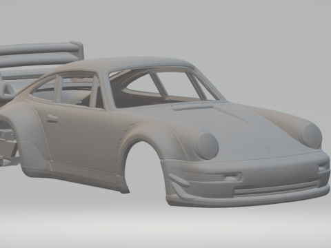 Porsche 911 custom Model do druku 3D