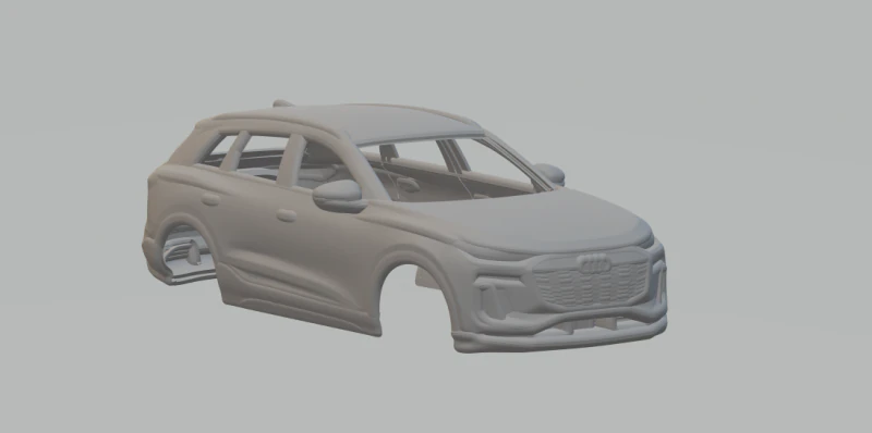 Audi q6 3D Print Model .c4d .max .obj .3ds .fbx .stl .blend