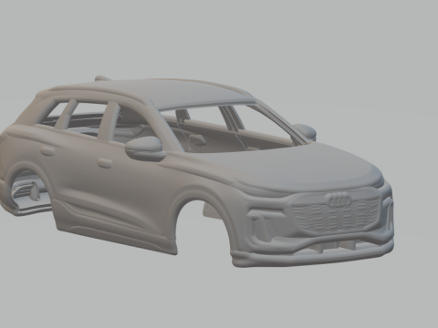 Audi q6 3Dプリントモデル